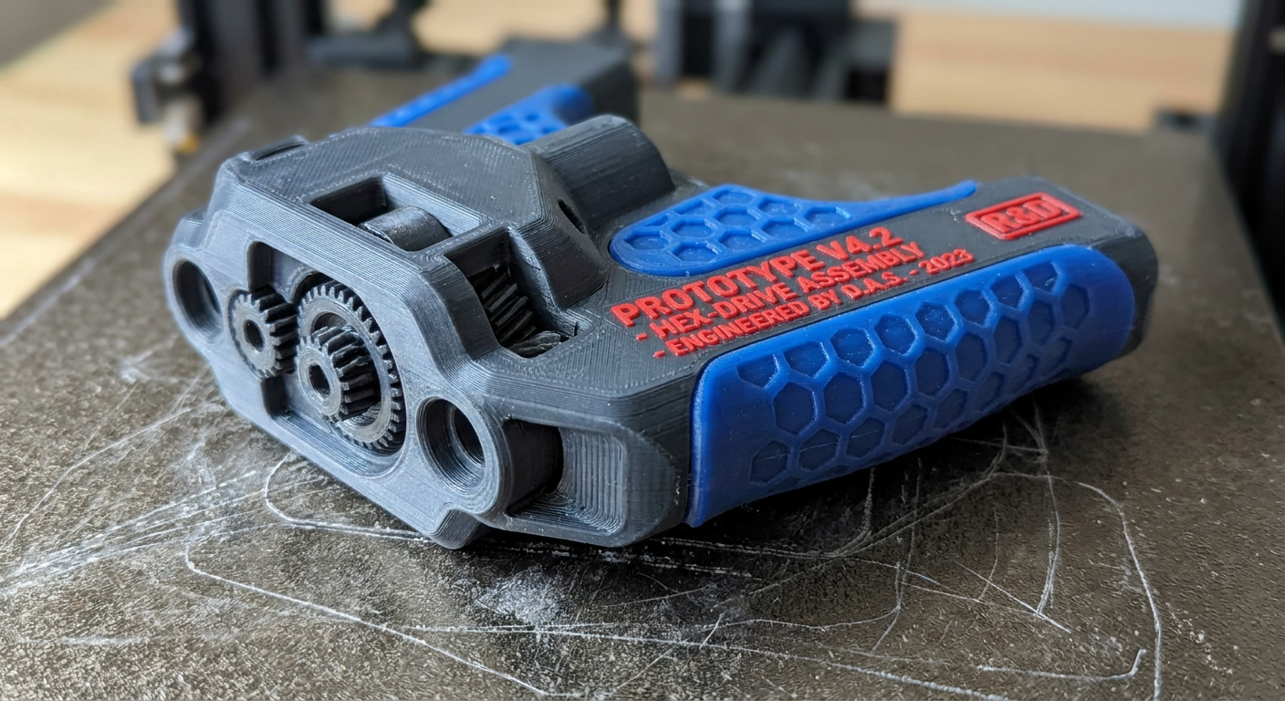 Multi-Material Functional Engineering Prototype Printed on Sovol M1D