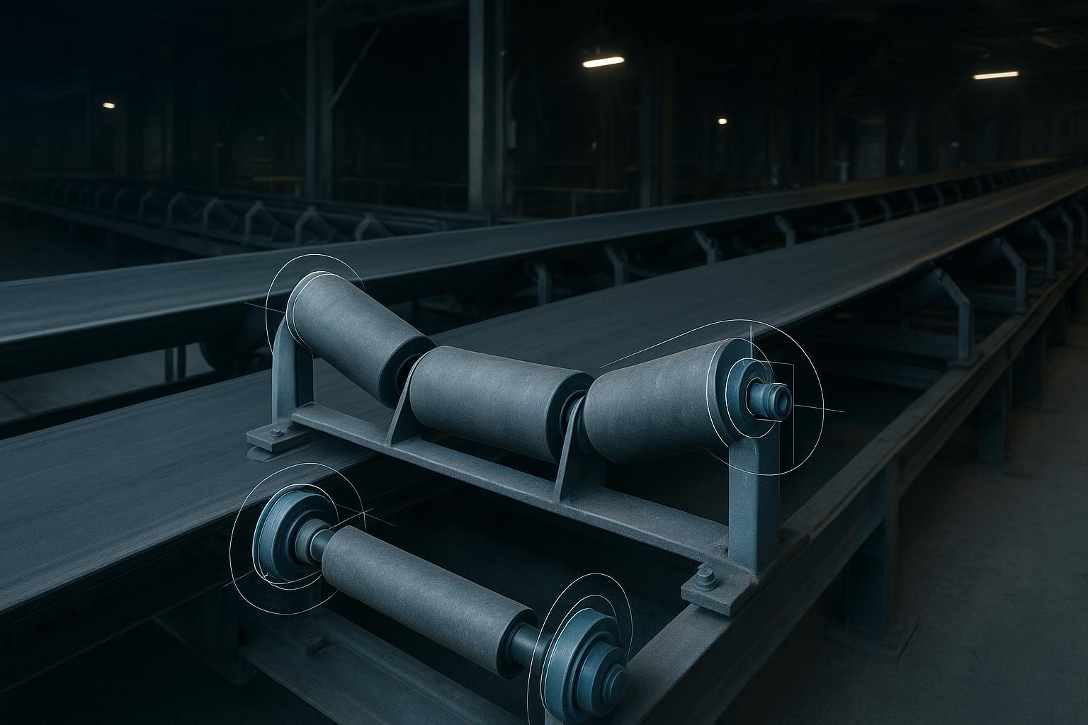 Belt conveyor idlers: definition and functional importance