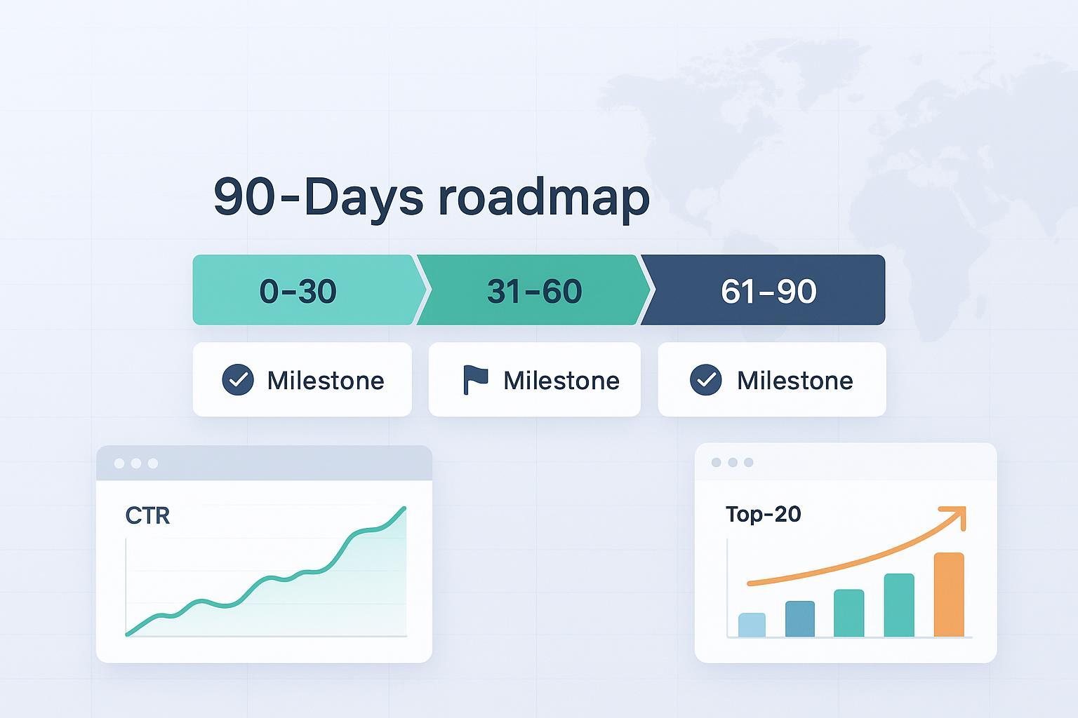 90天外贸AI SEO工具询盘增长路线图：分步实操