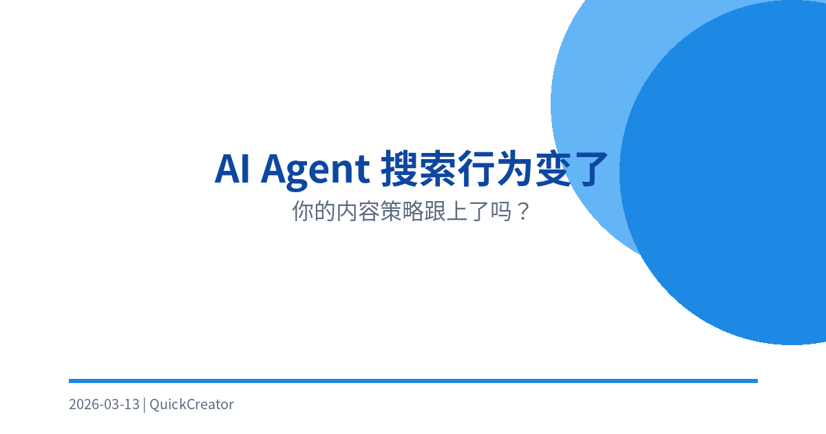 AI Agent 搜索行为变了，你的内容策略跟上了吗？_2026-03-13