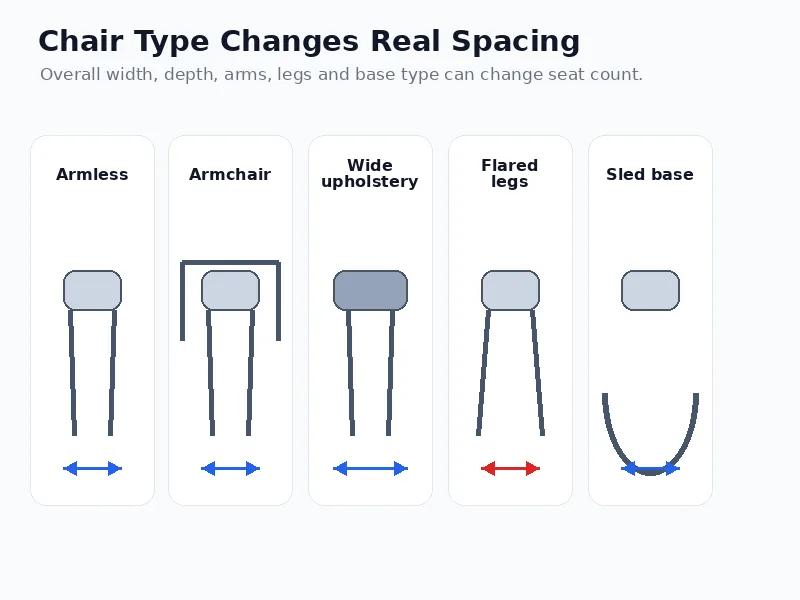 How Much Space Do Restaurant Chairs Need? Restaurant Chair Spacing, Table and Aisle Clearance Guide How Much Space Do Restaurant Chairs Need? Restaurant Chair Spacing, Table and Aisle Clearance Guide