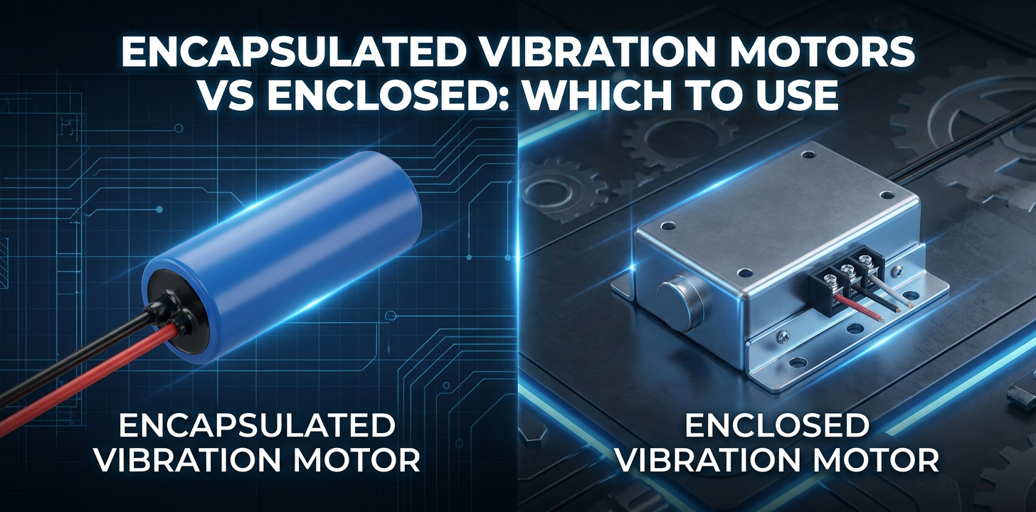 Encapsulated Vibration Motors vs Enclosed: Which to Use?