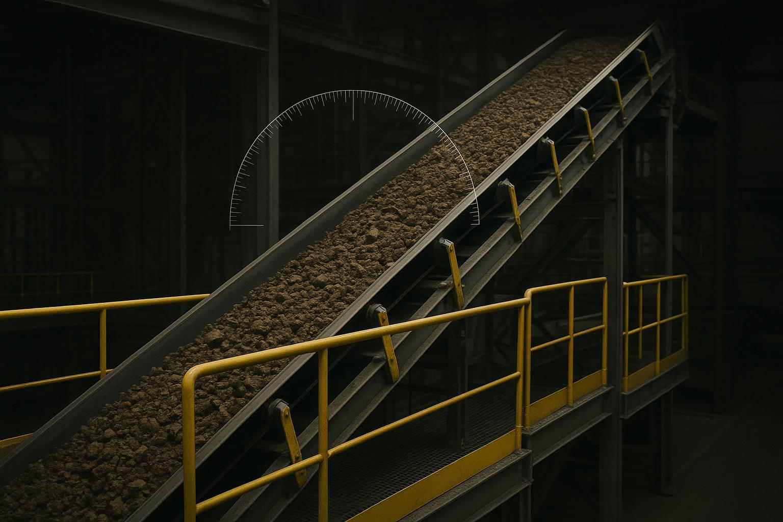 Ángulo de inclinación de banda transportadora: guía esencial