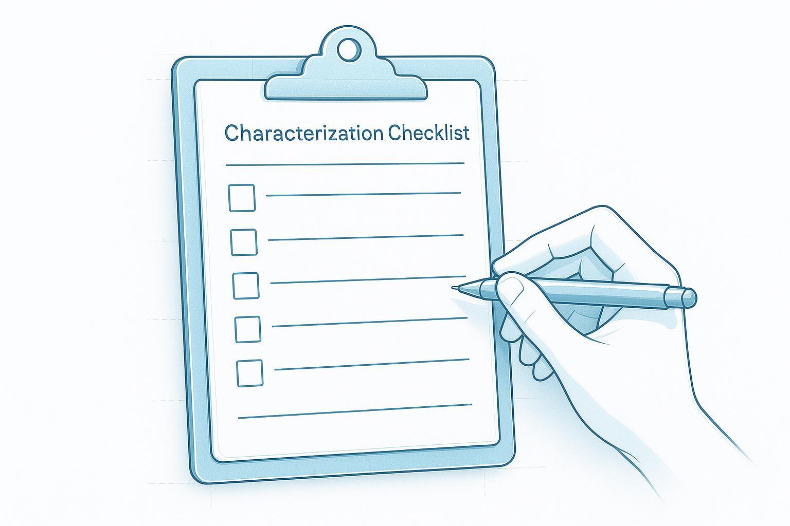 a five-item documentation request list rendered as a form a buyer could paste into a supplier enquiry