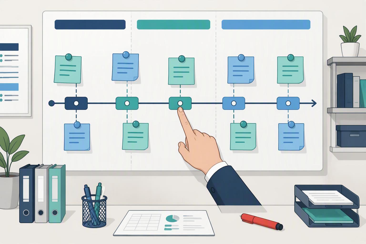 a buyer-side qualification timeline showing the ISO 9001:2026 milestone dates mapped against a typical supplier requalification cycle