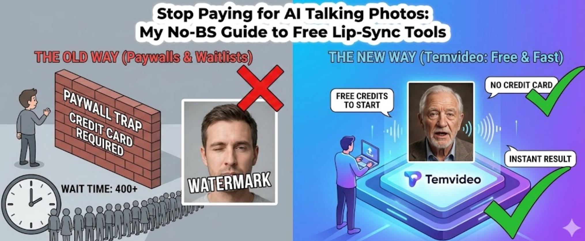 Stop Paying for AI Talking Photos: My No-BS Guide to Free Lip-Sync Tools