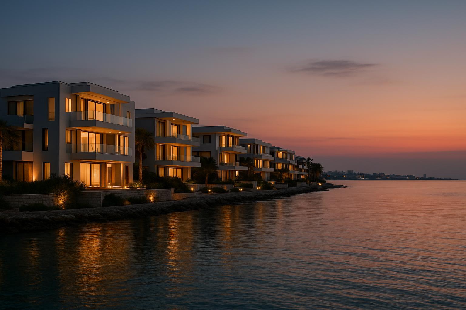 Infographic summarizing qualifying routes for Cyprus residency by investment: new residential property, company shares, and regulated fund units with key compliance checks