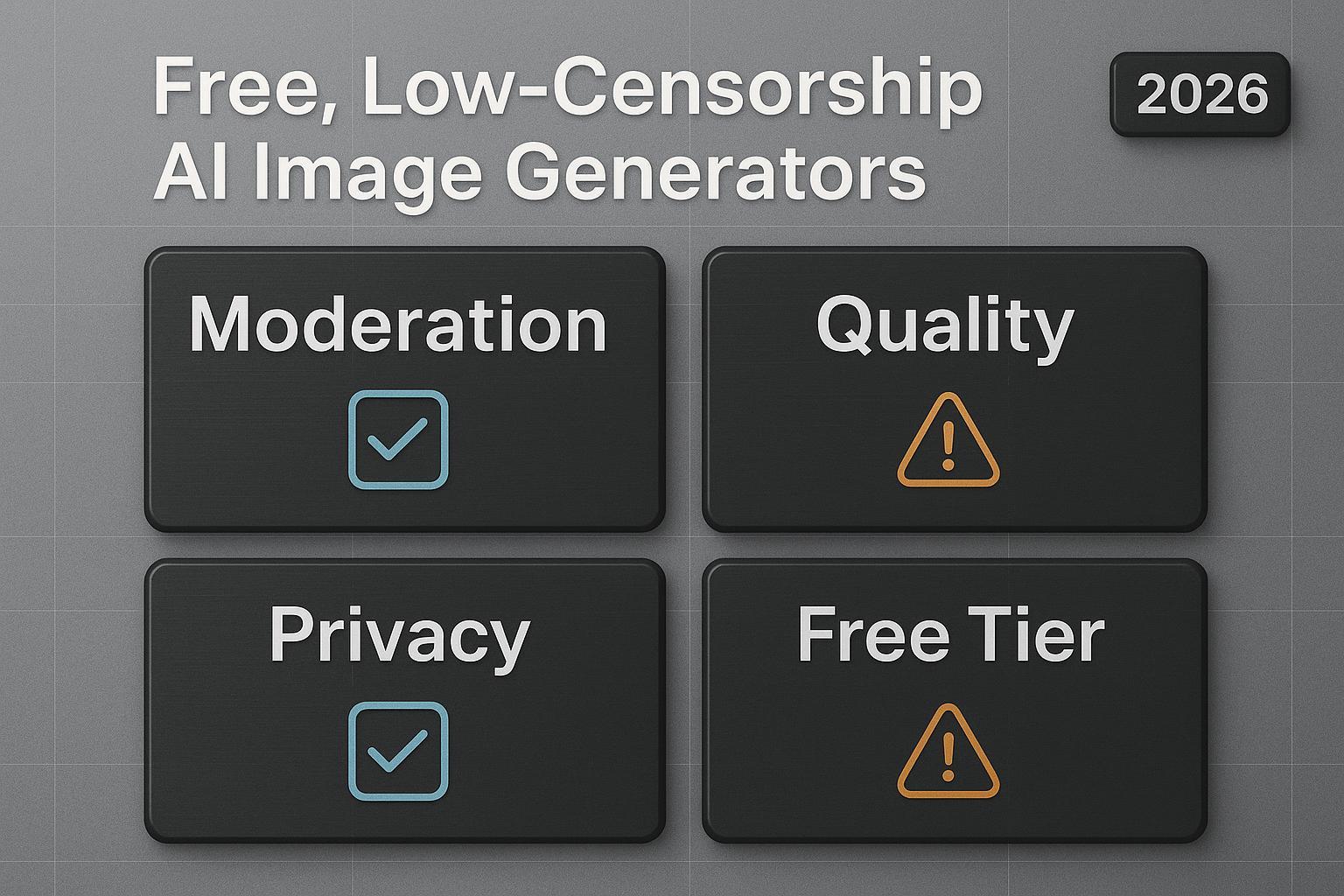 10 Best Free Uncensored AI Generators for Creators (2026)