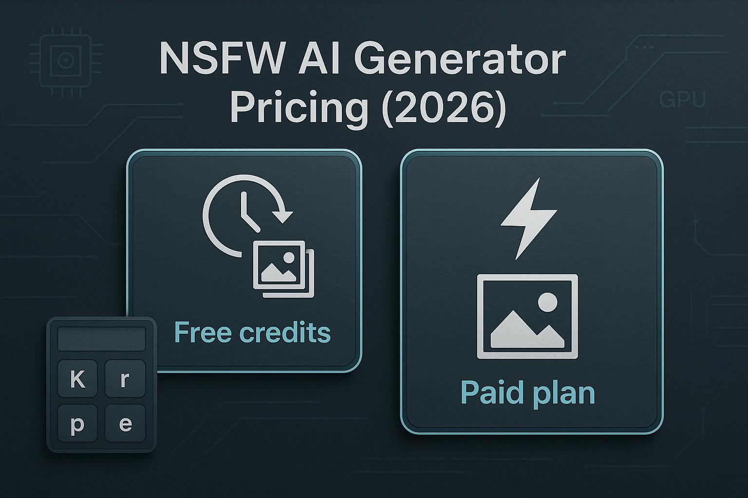 NSFW AI Generator Pricing Guide: Free Credits vs Paid Plans (2026)