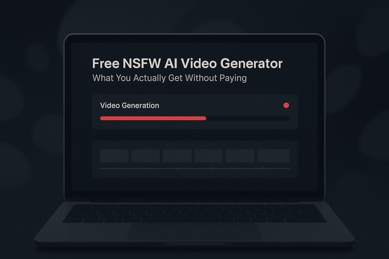 Free NSFW AI Video Generator: What You Get for Free