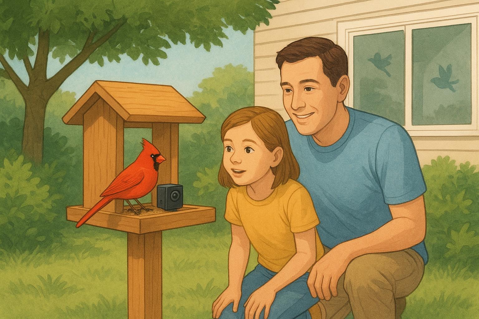 How to Start Parent–Child Backyard Birdwatching: Easy 1–2–3 Steps with a Smart Feeder Camera