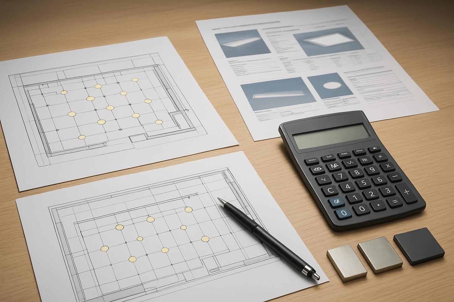 KEOU MB026 알루미늄 후면 패널과 통합 드라이버 장착 메커니즘을 갖춘 표면 장착형 프레임리스 LED 패널 조명