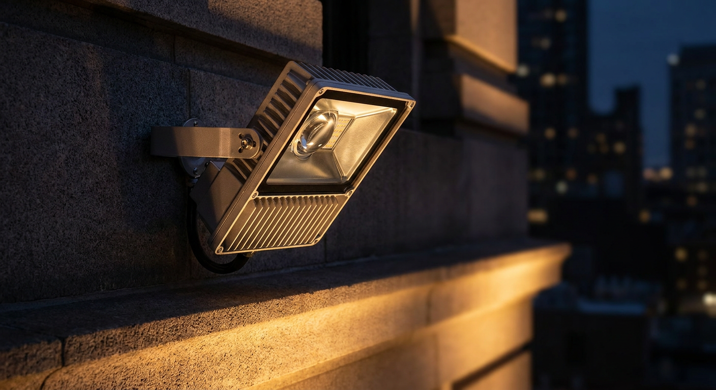 Adjustable Angle Commercial LED Floodlight