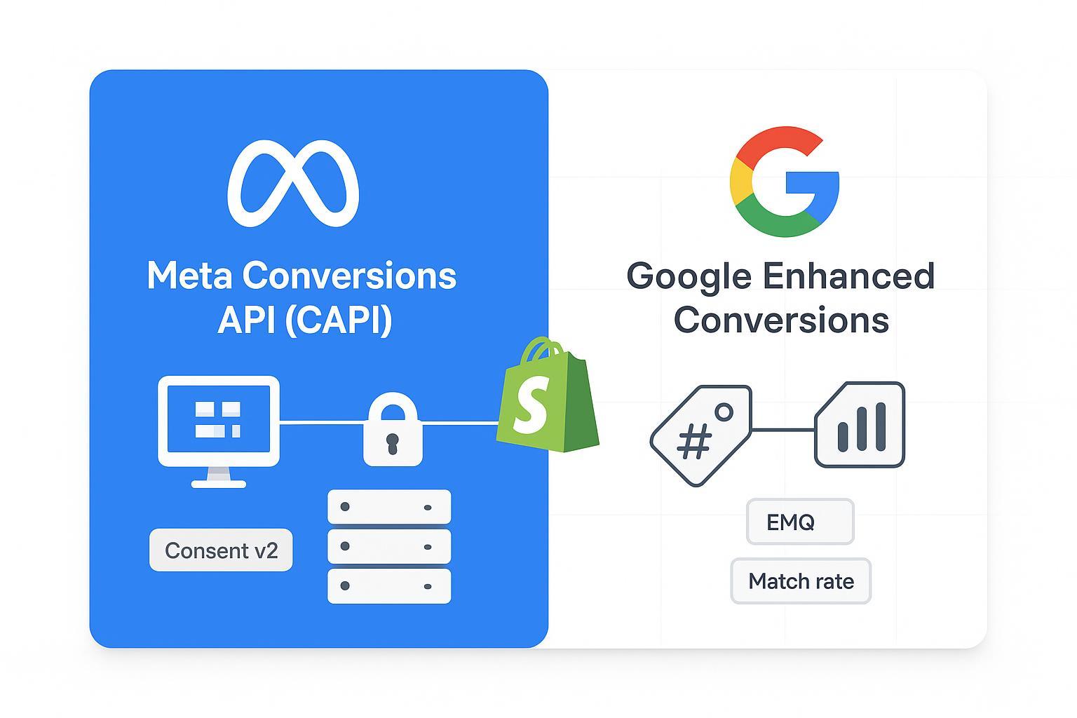 Meta CAPI vs Google Enhanced Conversions for Shopify: Which One Works in 2026