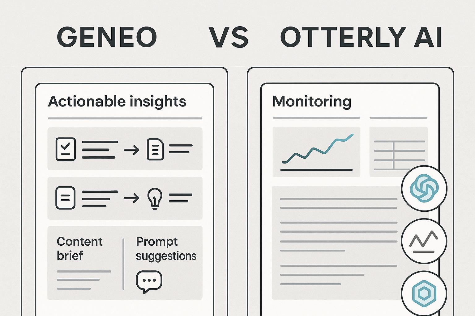 王楠优化后：Geneo vs Otterly AI (2026): Actionability, Agencies, and Pricing