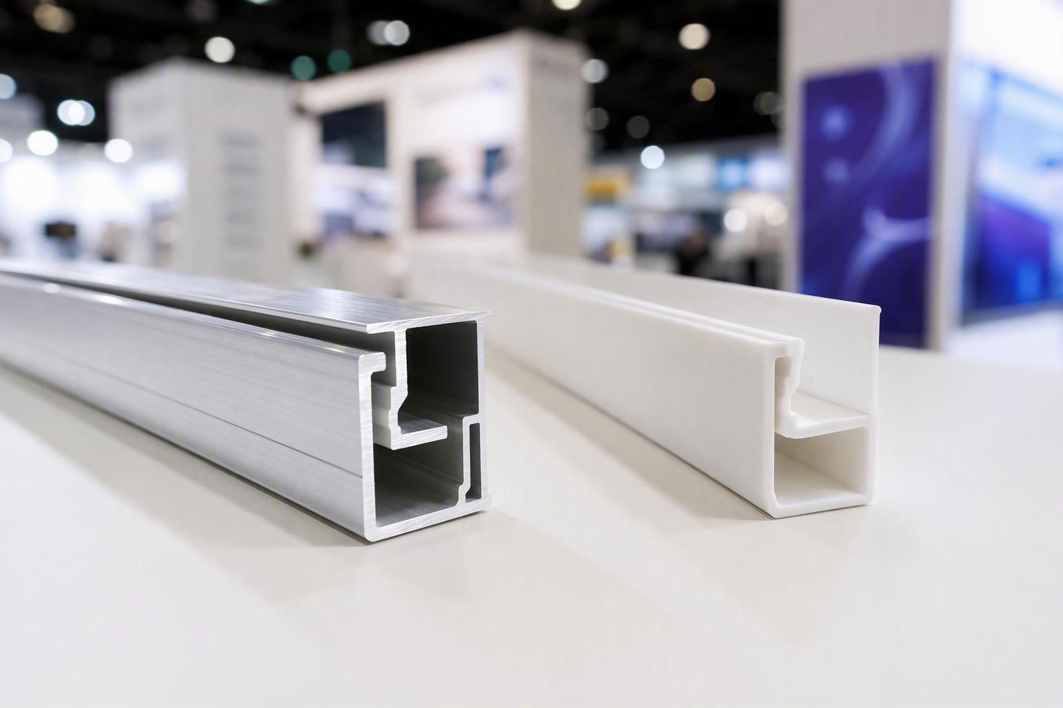 Aluminum vs PVC SEG fabric light box frame comparison