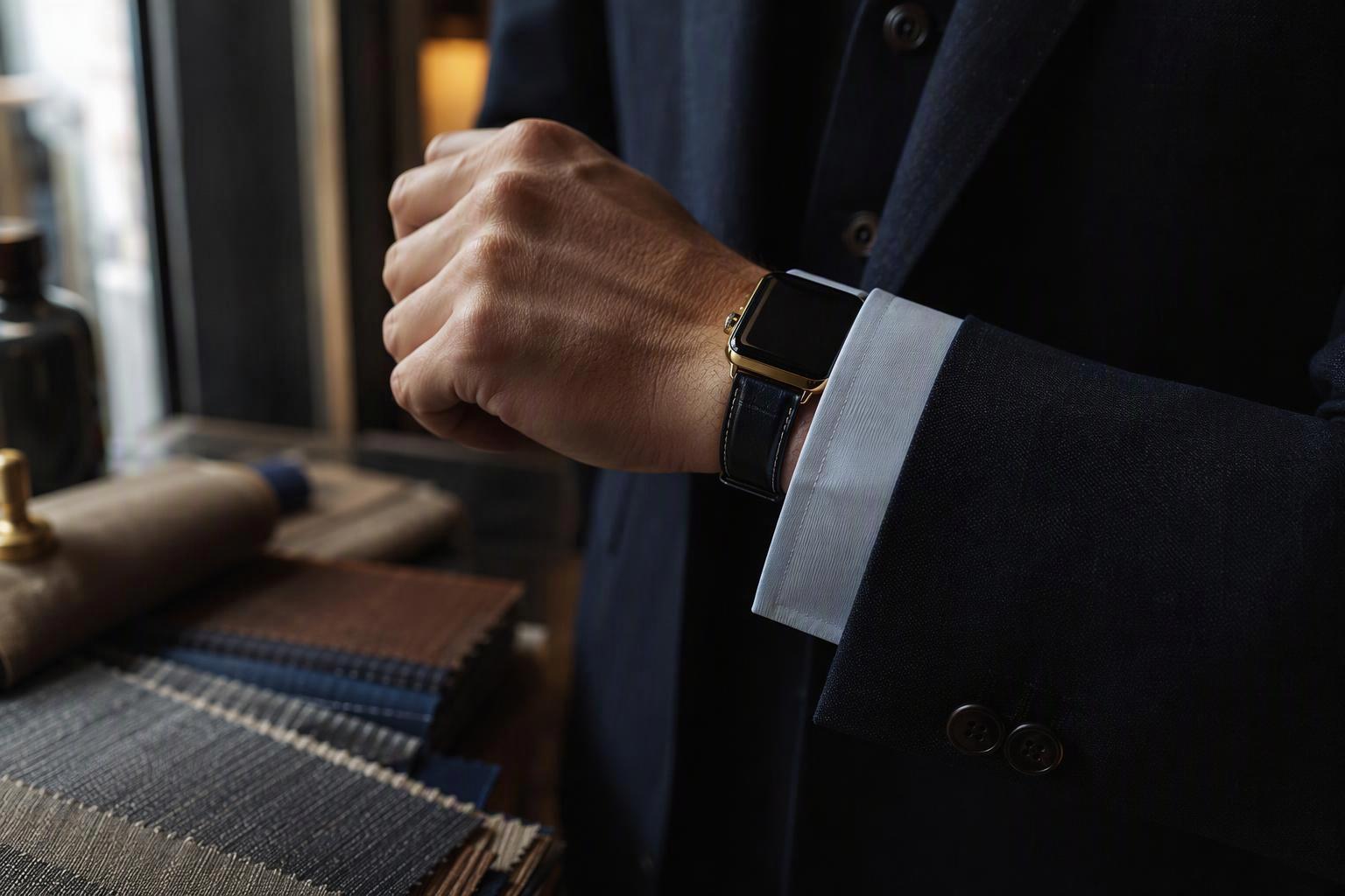 Beyond Silicone: VERTU's Guide to Pairing Smartwatches with Bespoke Tailoring