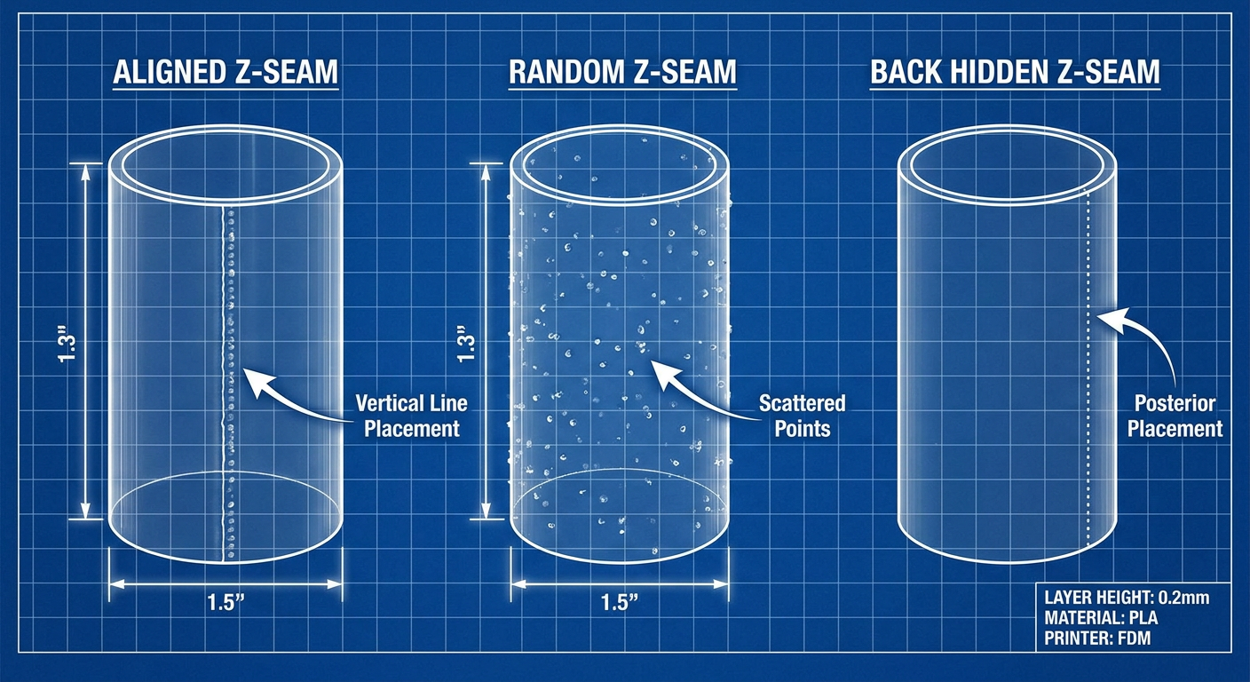 Comparison of Aligned, Random, and Back Seam Placement